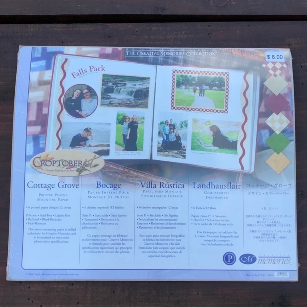 creative memories photo mounting paper